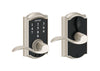 Schlage Satin Nickel Steel Electric Touch Screen Entry Lock - Open Box