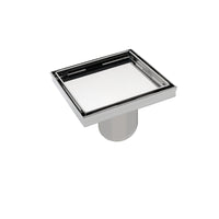 Innova 4 in. D Chrome Stainless Steel Square Shower Drain