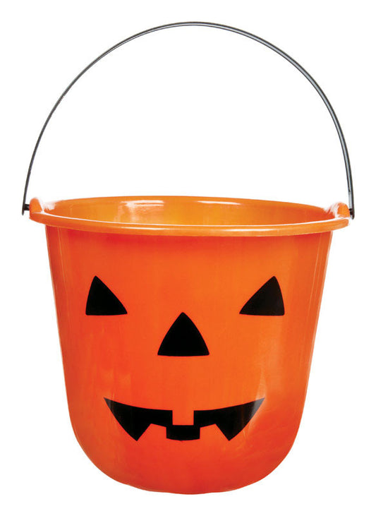Good Old Values Pumpkin Bucket Halloween Decoration 4 in. H x 9 in. W 1 pc. (Pack of 24)