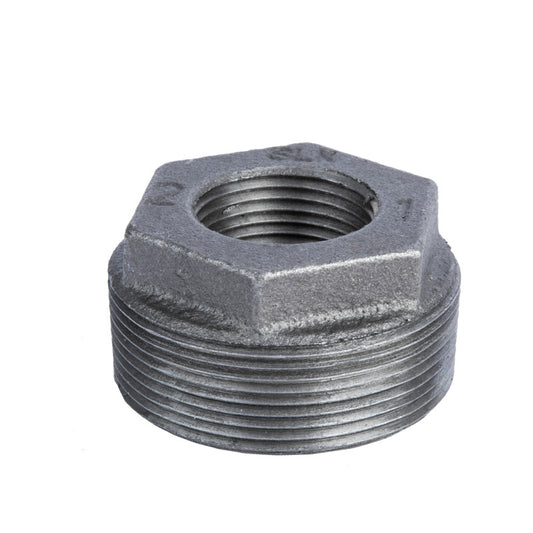 STZ Industries 2 in. MIP each X 1 in. D Black Malleable Iron Hex Bushing