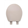 OakBrook Collection Laurel Round Biscuit Wood Toilet Seat