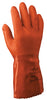 Showa Atlas 620m-08.Rt Medium Orange Pvc Seamless Cotton Gloves