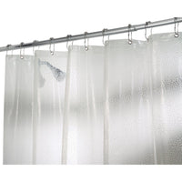 InterDesign 72 in. H x 72 in. W Clear Raindrop Shower Curtain Vinyl (Pack of 2)