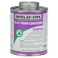 Weld-On PC-64 Purple Primer Cleaner For CPVC/PVC 16 oz