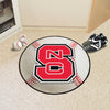 North Carolina State University Baseball Rug - 27in. Diameter