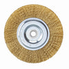 Norton Clipper 6 in. Coarse Crimped Wire Wheel Brush Brass 4500 rpm 1 pc