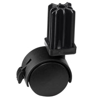 Weber Black Plastic Replacement Caster with Insert  Fits Genesis and Charcoal Grills Restores Mobility and Stability