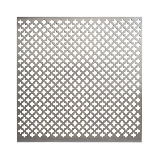M-D 0.02 in. X 1 ft. W X 1 ft. L Aluminum Cloverleaf Sheet Metal