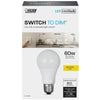 Feit Intellibulb A19 E26 (Medium) LED Bulb Soft White 60 Watt Equivalence 1 pk