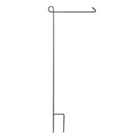 Evergreen 44 in. L Metal Garden Flag Stand Matte