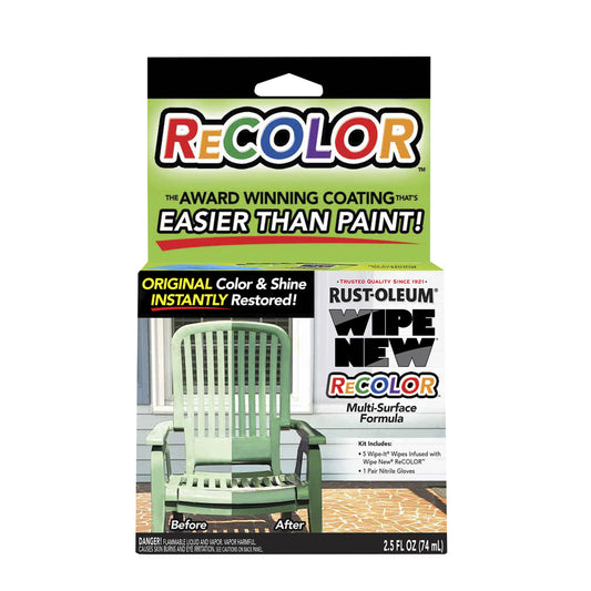 Rust-Oleum New Recolor Easier Paint 4 count Wipes