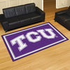 Texas Christian University 5ft. x 8 ft. Plush Area Rug