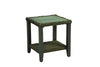 Living Accents Rochdale Brown Square Stone Side Table