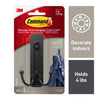 3M Command 2 in. L Matte Black Metal Large Double Hook 4 lb. cap. 1 pk - Deal of The Week