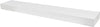 High & Mighty 2 in. H X 36 in. W X 6 in. D White Wood Floating Shelf (Pack of 2)