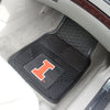 University of Illinois Heavy Duty Car Mat Set - 2 Pieces