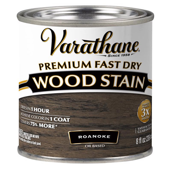 Tinte para madera de secado rápido Varathane Roanoke, alquídico modificado con uretano y a base de aceite, 1/2 pt (paquete de 4)