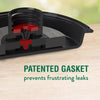 Perky Pet Hummingbird 32 oz Glass/Metal Cactus Top-Fill Bird Feeder 5 ports (Pack of 2)