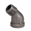 BK Products 1/2 in. FPT x 1/2 in. Dia. MPT Black Malleable Iron Street Elbow (Pack of 5)
