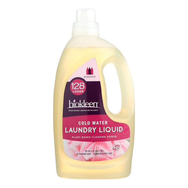 Biokleen Laundry Liquid - Cold Water Formula - 64 oz