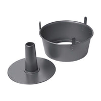 Chicago Metallic 9-1/2 in. W X 9.5 in. L Angel Food Cake Pan Gray