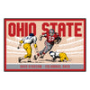 Ohio State University Ticket Stub Rug - 19in. X 30in.