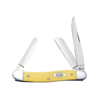 Case Stockman Yellow Chrome Vanadium 3-4 in. Pocket Knife
