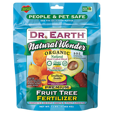Dr. Earth Natural Wonder Organic Granules Apple, Grapes, Peaches Plant Food 1 lb
