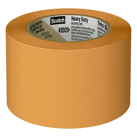 Scotch 2020+-48tp6 1.88 X 60.1 Yards Orange Heavy Duty Masking Tape 6 Count