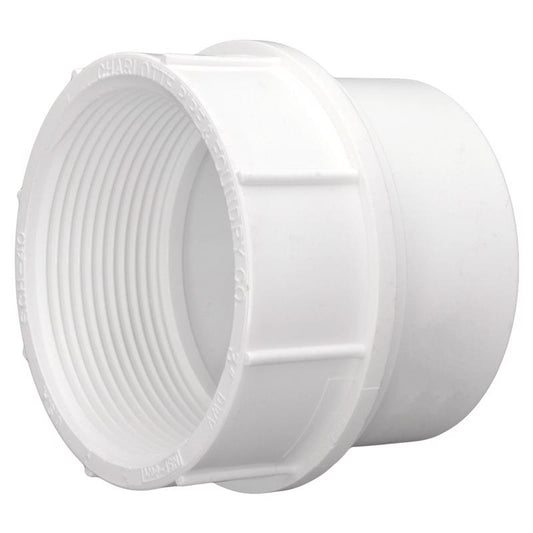 Charlotte Pipe Schedule 30 3 in. FPT X 3 in. D Hub PVC Pipe Adapter 1 pk