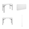 Cosco Casual 24.05 in. W X 48 in. L Rectangular Folding Table (Pack of 2)