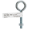 Hampton 5/16 in. x 3-1/4 in. L Zinc-Plated Steel Eyebolt Nut Included (Pack of 10)