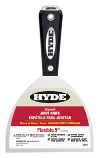 Hyde Black And Silver High Carbon Steel Joint Knife 0.63 In. H X 5 In. W X 8.38 In. L