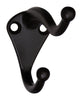 National Hardware 2.75 in. L Oil Rubbed Bronze Brown Zinc Coat/Hat Hook 35 lb. cap. 2 pk - Open Box