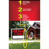 Hillman 18 in. H Aluminum Pigtail Sign Stake (Pack of 20)