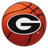 University of Georgia Red Basketball Rug - 27in. Diameter