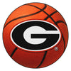 University of Georgia Red Basketball Rug - 27in. Diameter
