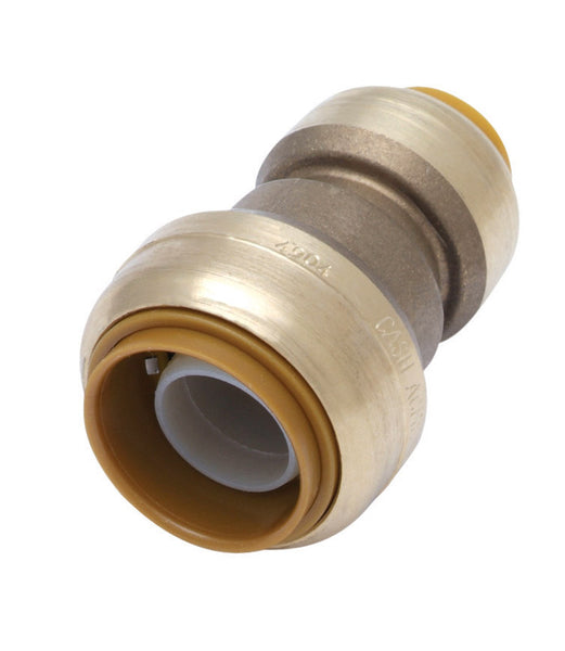 SharkBite Push to Connect 1 in. PTC each X 3/4 in. D PTC Brass Reducing Coupling