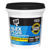 DAP Alex Plus Ready to Use White Spackling Compound 1 pt. (Pack of 12)
