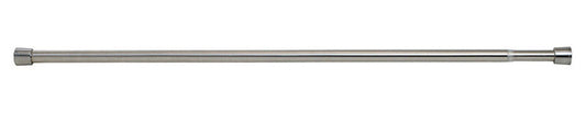 iDesign Shower Curtain Rod 75 in. L Satin Brushed Silver