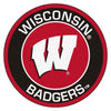 University of Wisconsin Roundel Rug - 27in. Diameter