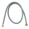 PlumbCraft 3/4 in. Female X 3/4 in. D Female 4 ft. Braided Stainless Steel Washing Machine Hose