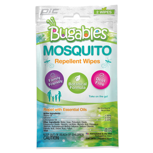 Bugables Insect Repellent Towelettes For Mosquitoes, Mosquitoes (Pack of 36)