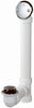 Keeney Foot Lok Stop 1-1/2 in. D Chrome PVC Bath Drain