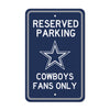 Team Color Reserved Parking Sign D�cor 18in. X 11.5in. Lightweight