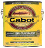 Cabot Neutral Base Semi-Transparent Water-Based Acrylic Stain 1 gal. for Wood Surface (Pack of 4)
