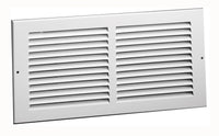 Tru Aire 8 in. H X 10 in. W 1-Way Powder Coat White Steel Return Air Grille - Deal of The Week