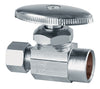PlumbCraft 1/2 in. FIP in. X 7/16 in. Compression Chrome Plated Straight Valve