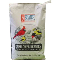 Coarse Generic Sunflower Hearts 25 lb Premium Bird Feed