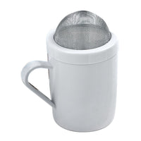 Norpro White Stainless Steel Flour and Sugar Shaker 8 oz